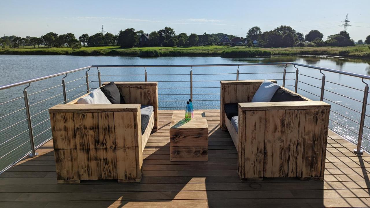 Hausboot Wangermeerblick Schillig Dış mekan fotoğraf