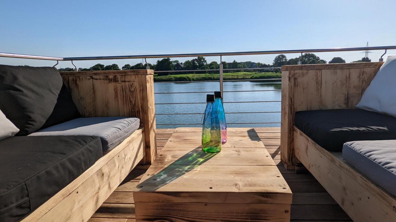 Hausboot Wangermeerblick Schillig Dış mekan fotoğraf