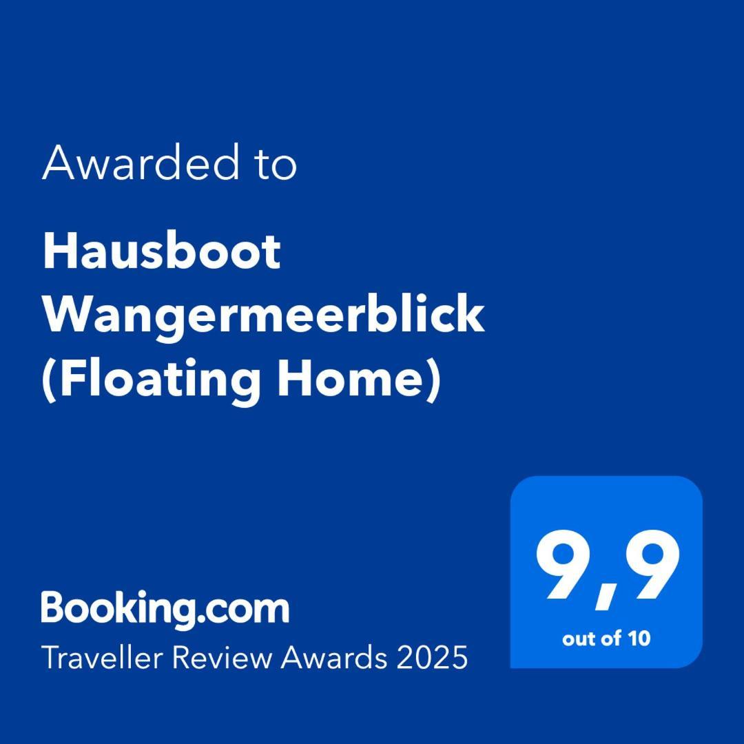 Hausboot Wangermeerblick Schillig Dış mekan fotoğraf